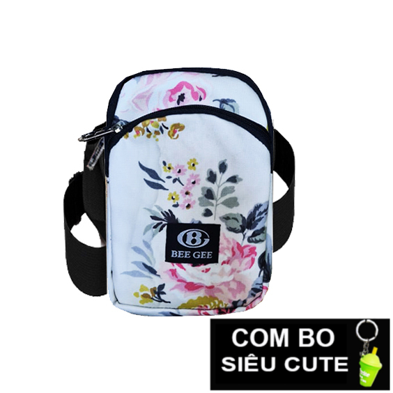 Túi đeo chéo nữ thời trang họa tiết dễ thương bee gee 096 b bgs