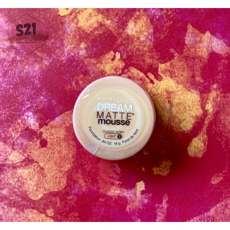 [Bản Canada] Phấn Tươi Maybelline Dream Matte Mousse 18g