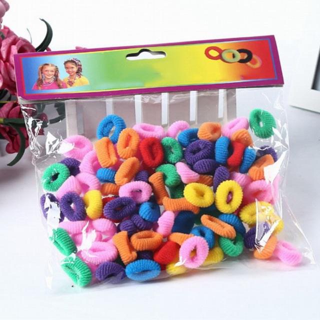 [HCM]Set 100 dây thun buộc tóc cho bé