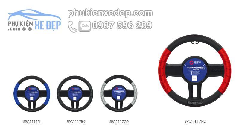 Bọc vô lăng Sparco 1117BK