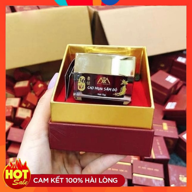 [HCM]Cao Mụn Sâm Đỏ (15g/hộp) Chính Hãng Meea Oranic