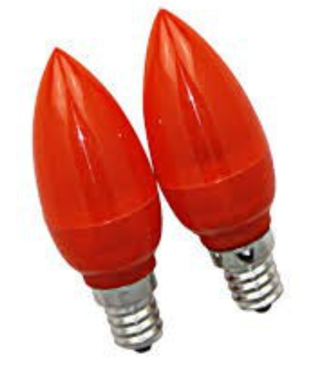 Bóng nhót led thờ dùng đui E12( Ớt led)