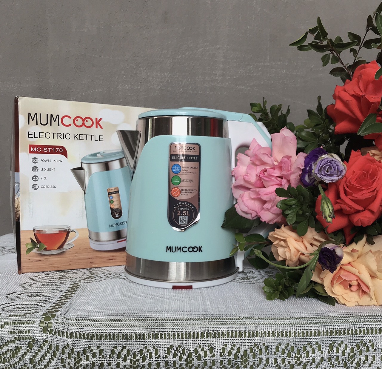 Ấm siêu tốc 2 lớp siêu bền Cuckoo 2.5L giá đẹp
