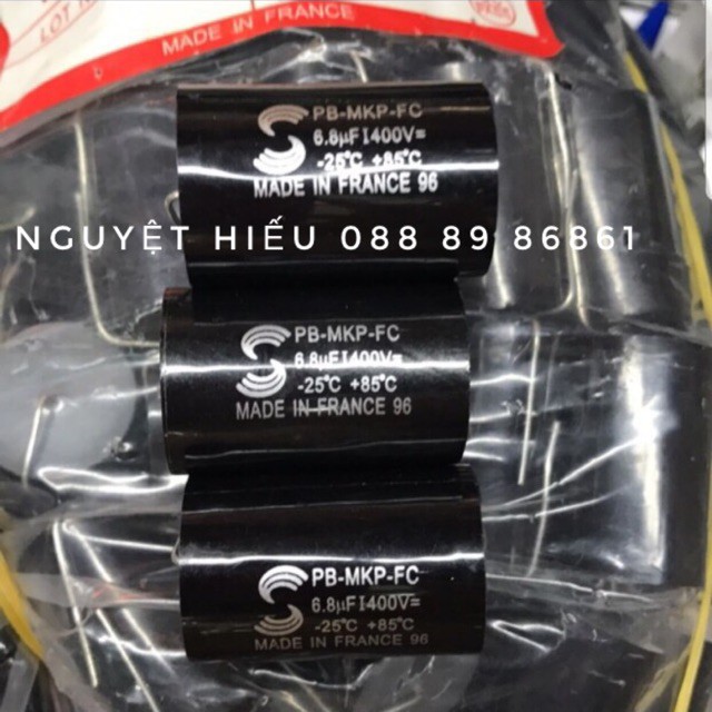 Tụ lọc phân tần 6.8uf-400v