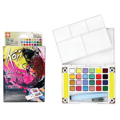 Màu nước nhủ koi water color 24 màu