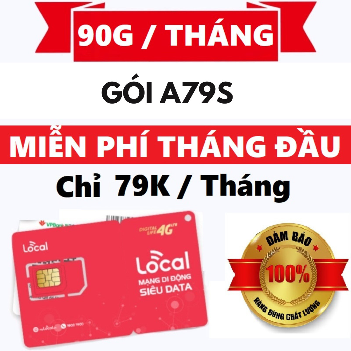[ 1 Tỷ GB ] SIM 4G Mobifone Không giới hạn dung lượng chỉ 68k/tháng Gói miễn phí xài full băng thông A50 A68 A69 Sky59 Sky89 Sky69 A89 A79 A119 Bigmee  thay Ed60 Dip50 DTHN BL5GT Dip60 FREESHIP - CHƯA KÍCH HOẠT.