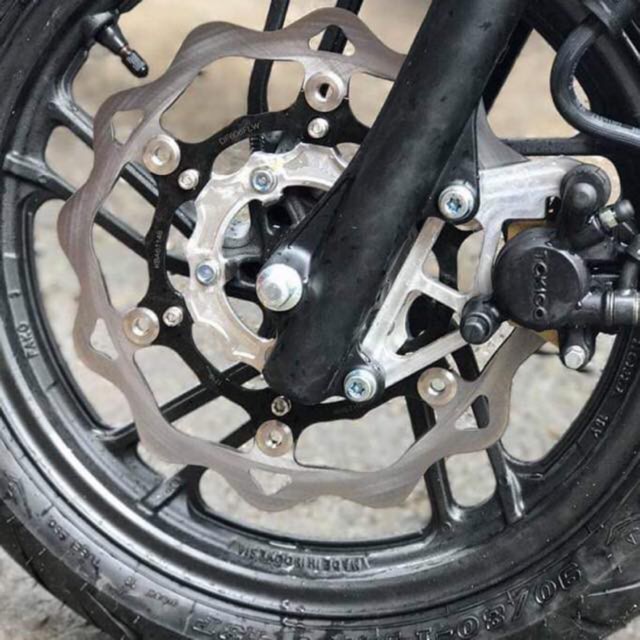 Pass vario 260 gắn heo zinn đi dĩa 260mm cho vario click