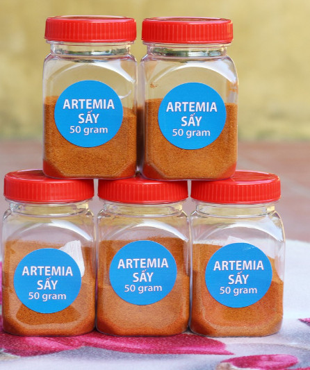 Artemia sấy khô ( hủ 50g) - Thức ăn cá cảnh