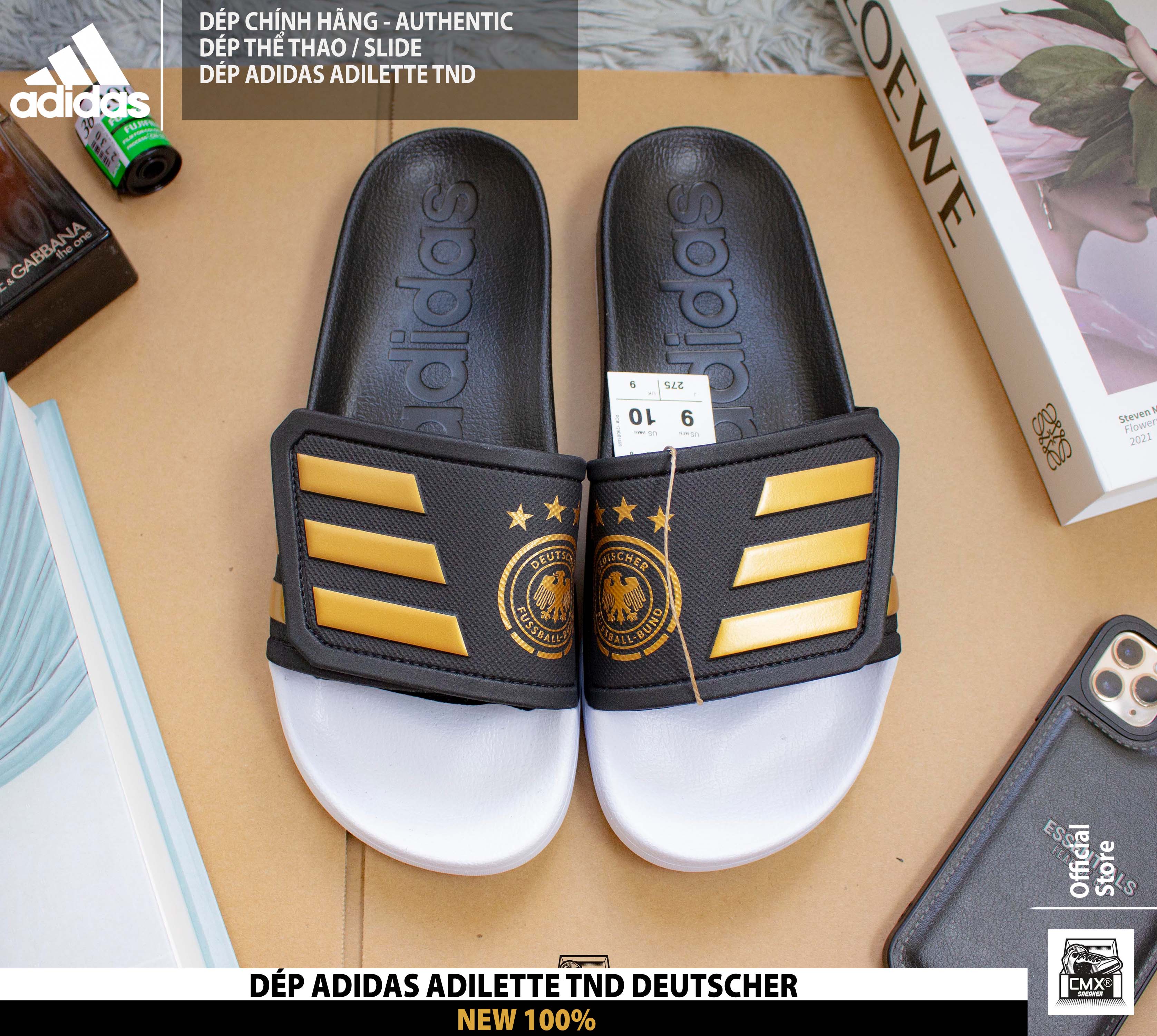 😘 [ HÀNG CHÍNH HÃNG CÓ SẴN ] Dép Adidas Adilette TND DEUTSCHER ( GX9706 ) - REAL AUTHENTIC 100%