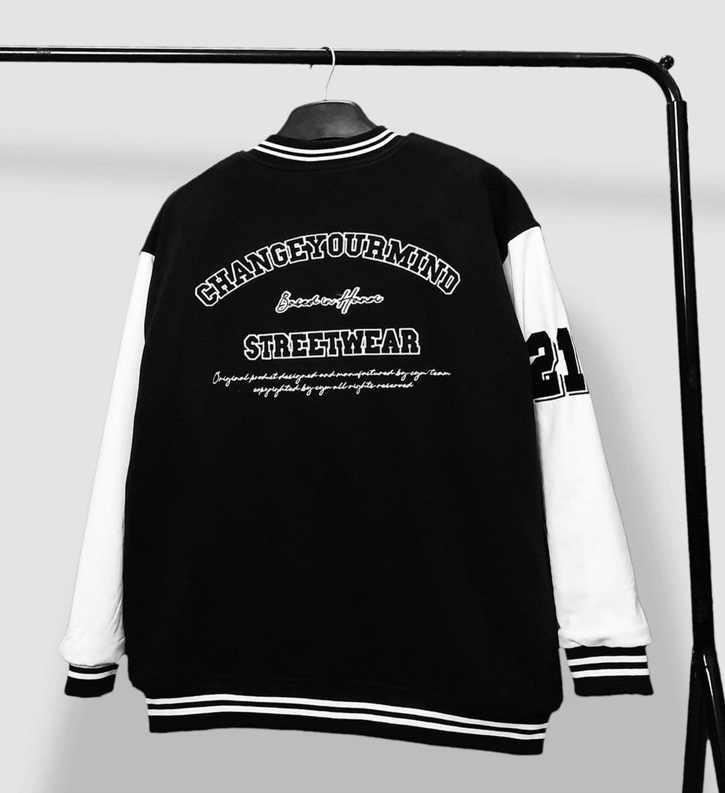 áo khoác dù nam nử BOMBER nút bấm