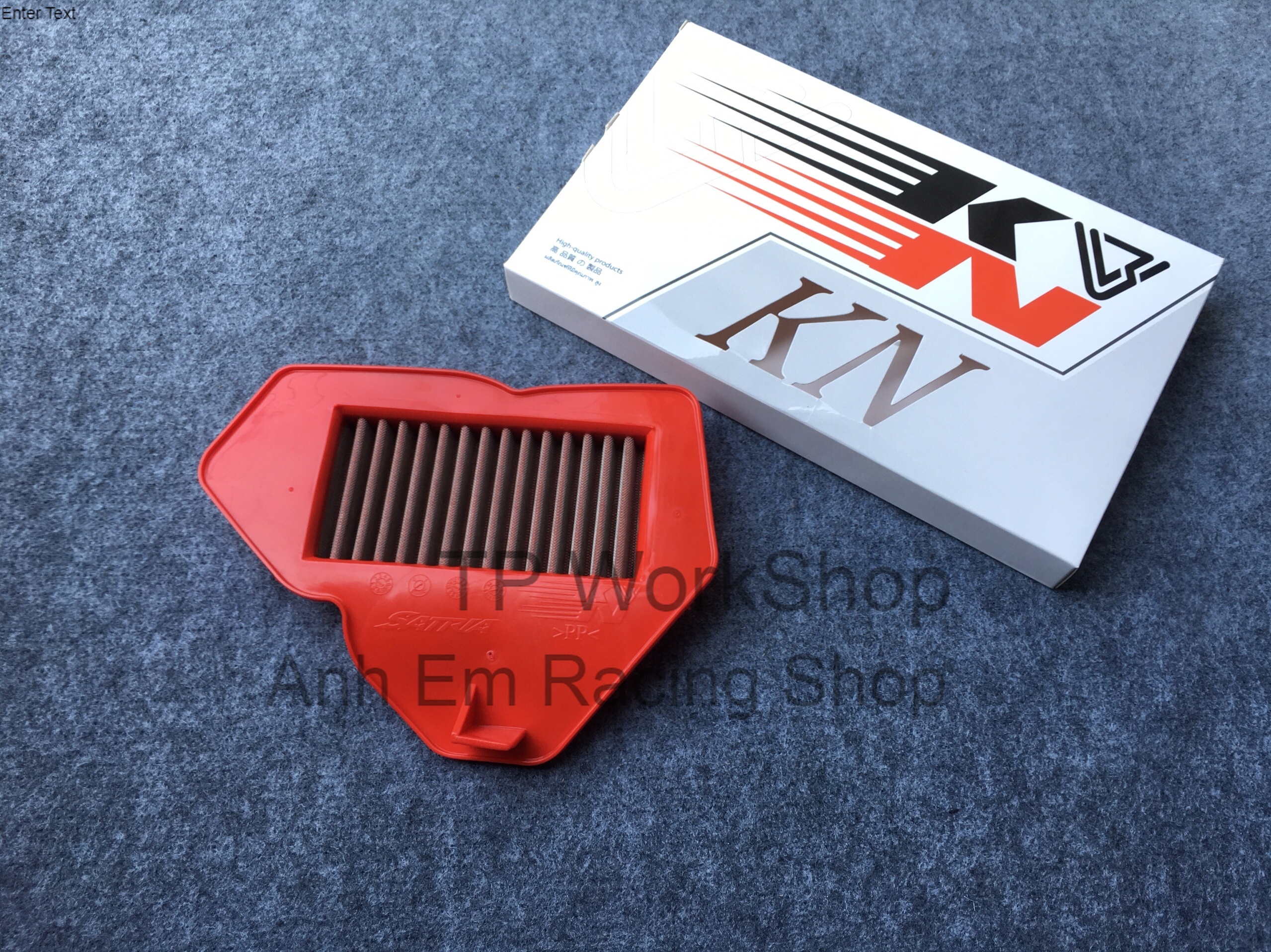 Lọc gió KN Thép Lưới Đỏ gắn SATRIA RAIDER hàng chất lượng siêu rẻ đẹp