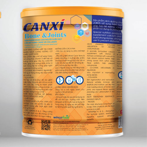 Sữa bột Wincofood Canxi Bone & Joints lon 800g