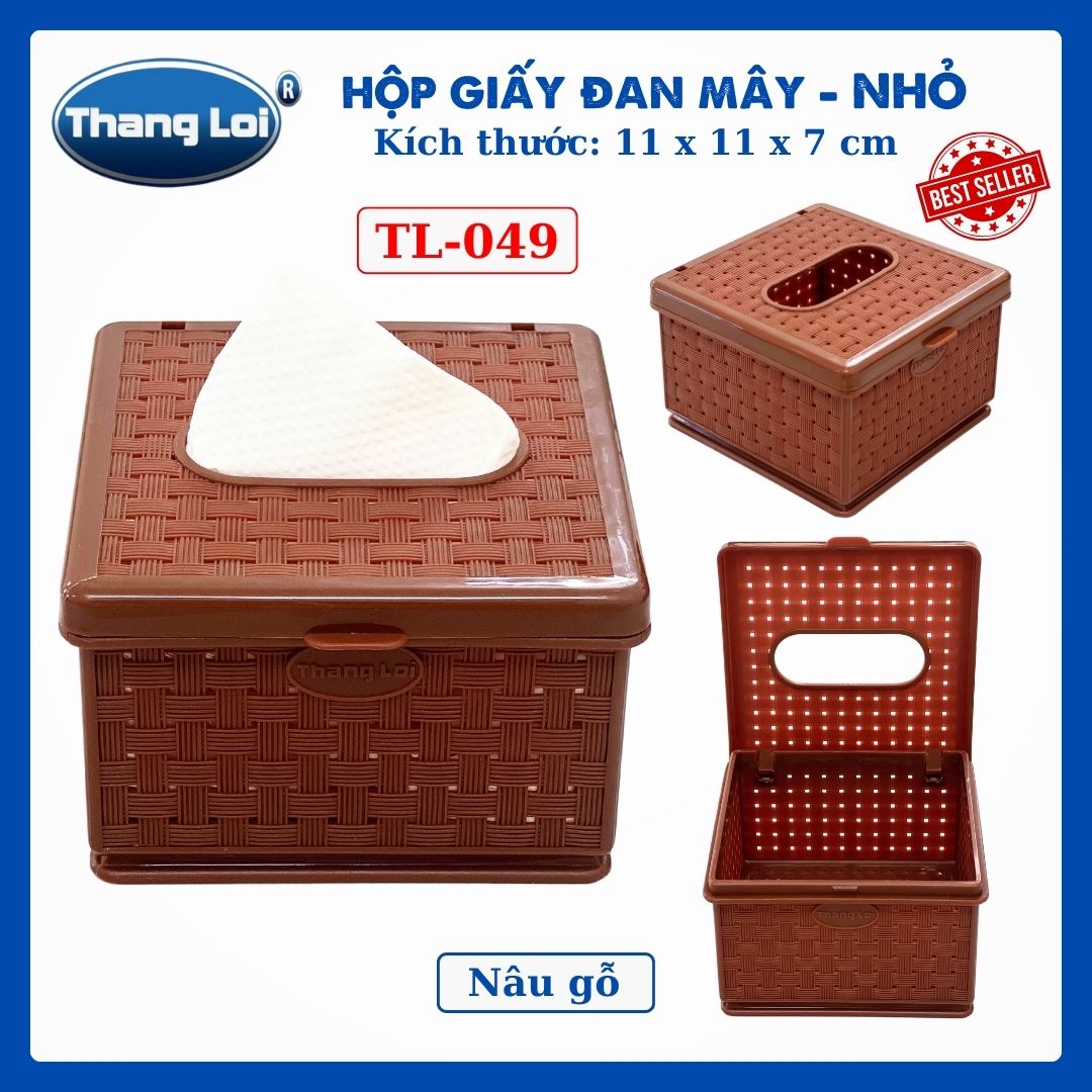 Hộp Đựng Khăn Giấy Vuông Size Nhỏ