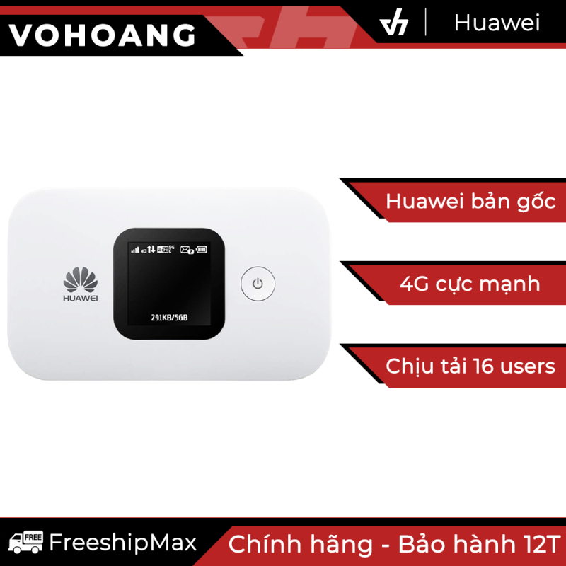 Bảng giá [HCM]Huawei E5577 - Bộ phát wifi sim 4G pin trâu có màn hình max speed 150Mbps 16 users Phong Vũ
