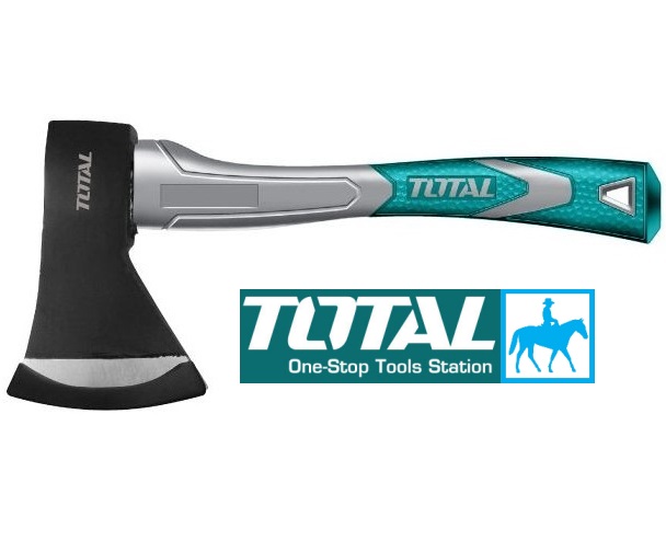 Búa rìu đi rừng chặt cây dã ngoại cán nhựa 1Kg 43cm TOTAL THT7810006 HAX02010008