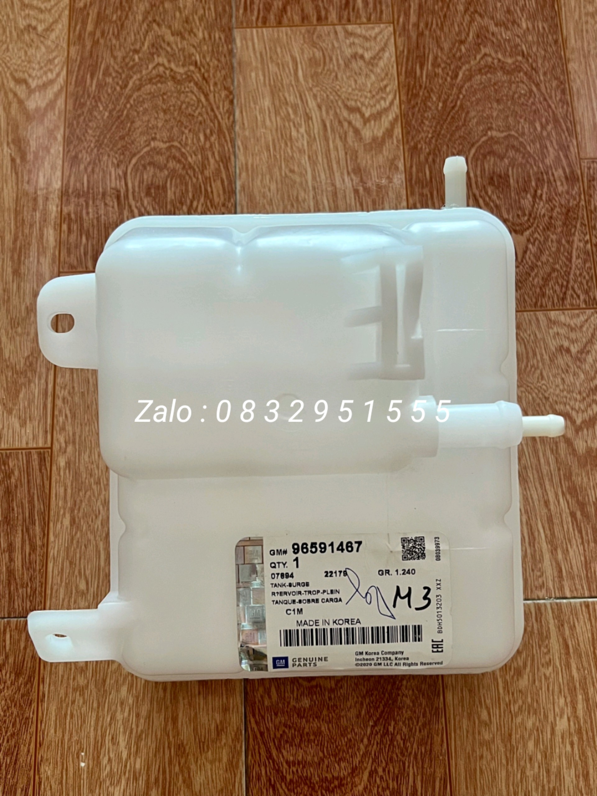 bình nước phụ Matiz 3 , spark m200 ( bình nước làm mát / Xịn )