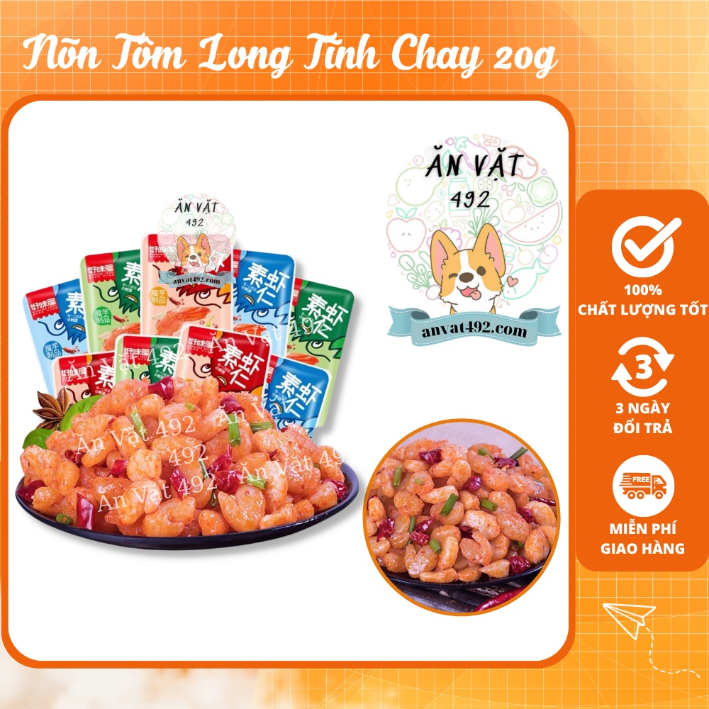 Nõn Tôm Long Tĩnh Chay 20g - Ăn Vặt 492