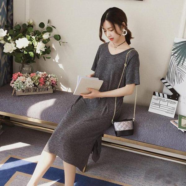 [HCM]Đầm Thun Trơn Basic