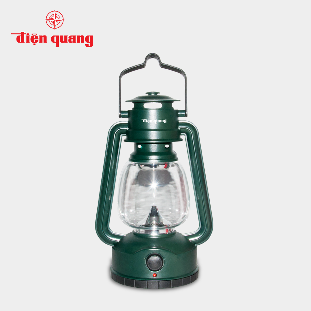 Đèn sạc Led Điện Quang ĐQ PRL05 AG (1W, daylight, màu xanh quân sự) thời gian thắp sáng liên tục trong 4 tiếng