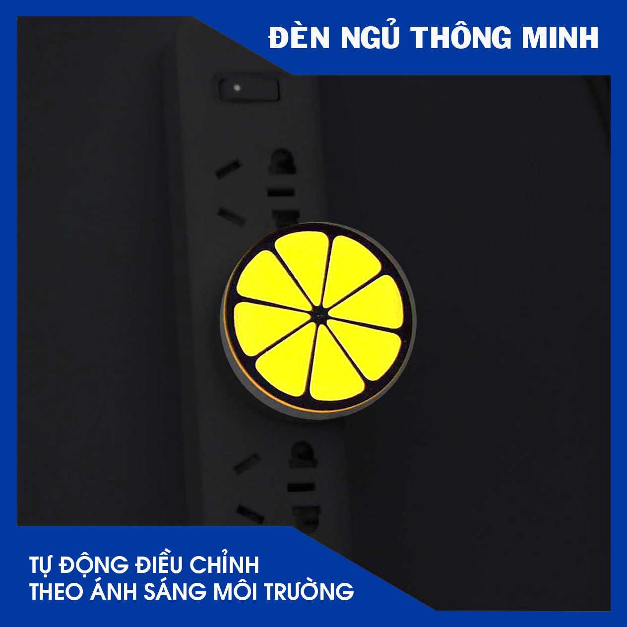Đèn Ngủ Cảm Biến Ánh Sáng Tự Động Tắt Mở Siêu Tiết Kiệm Điện Bóng Đèn Led Tuổi Thọ CaoSiêu Bền