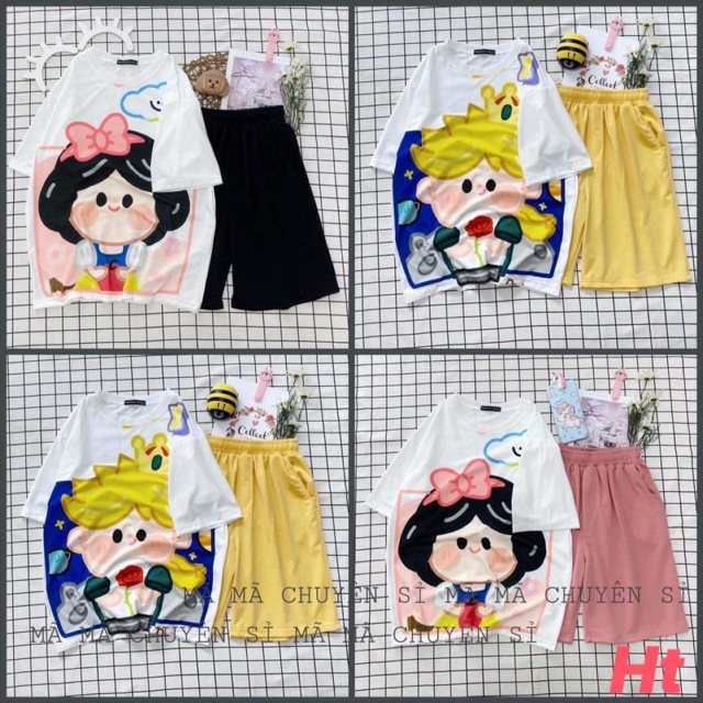 [FREESHIP]SET HOÀNG TỬ VÀ CÔNG CHÚA KÈM QUẦN ĐÙI