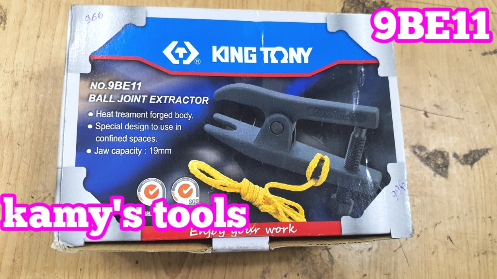 Cảo rô tuyn đen cao cấp Kingtony 9BE-11, cảo rotuyn