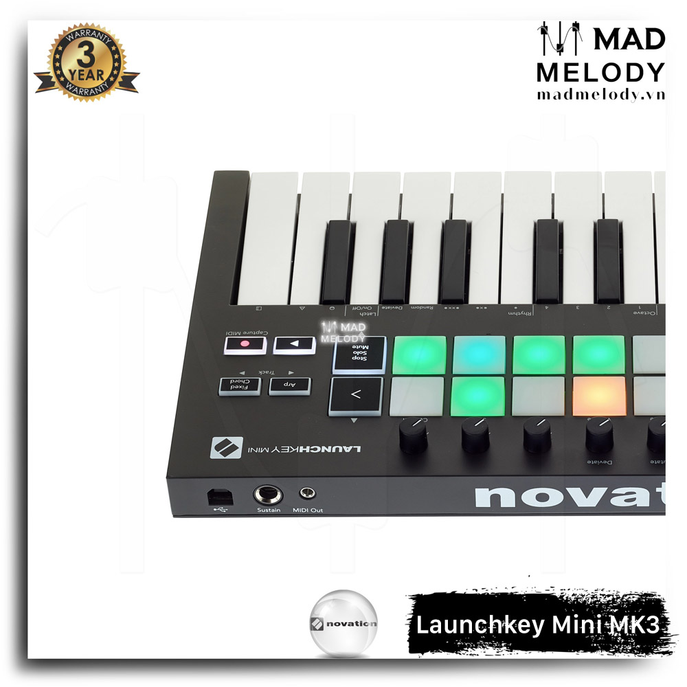Novation Launchkey Mini MK3 MIDI Keyboard [đàn soạn nhạc nhỏ gọn đời 3 25 phím mini NEW]