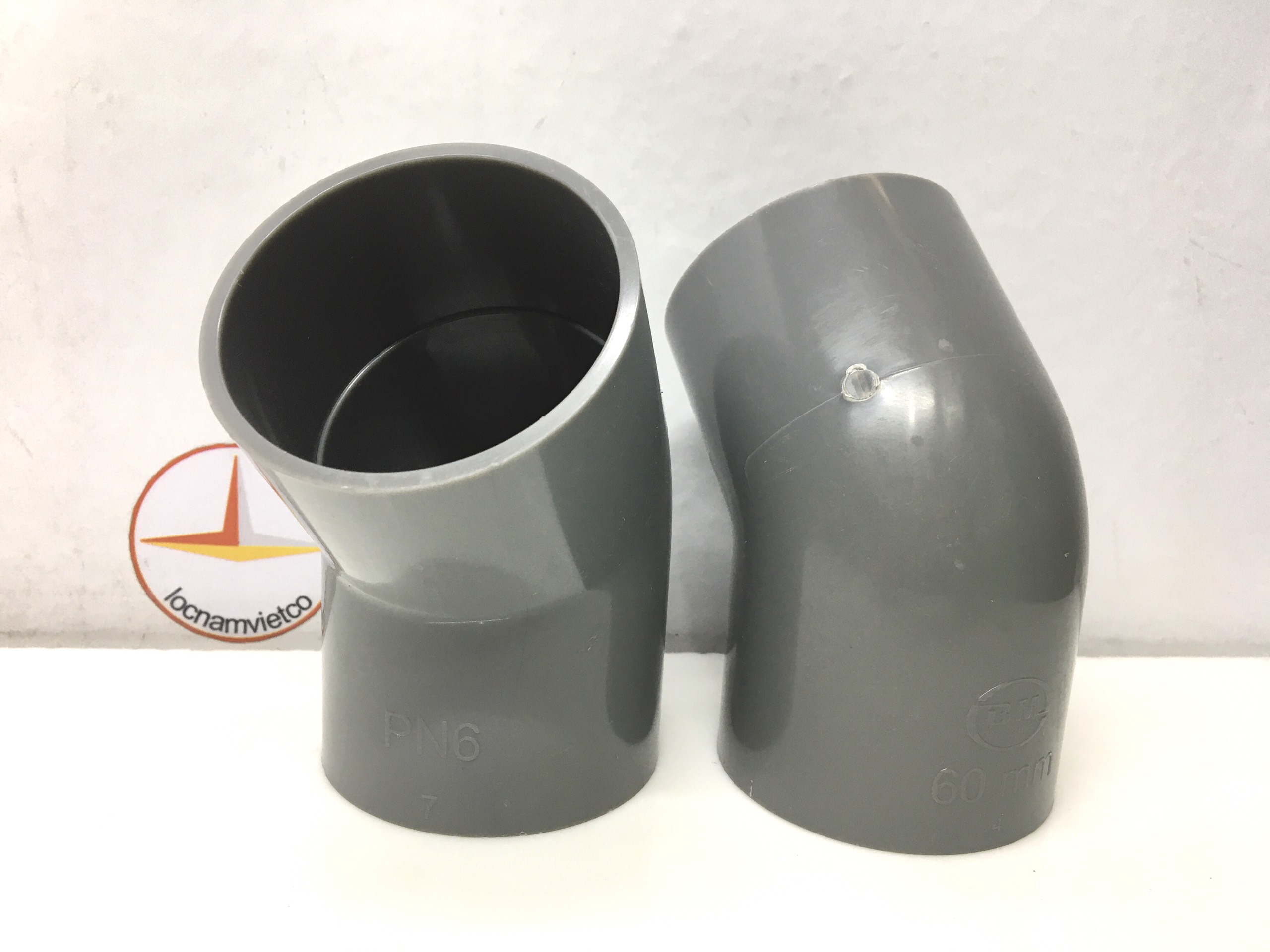 Lơi 60 nhựa PVC Bình Minh (45o ElBow)_L60M