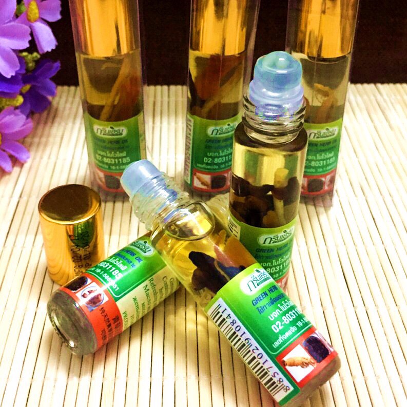 HCMCombo 12 chai Dầu Nhân Sâm Ginseng Green Herb Oil Thái Lan 8ml loại