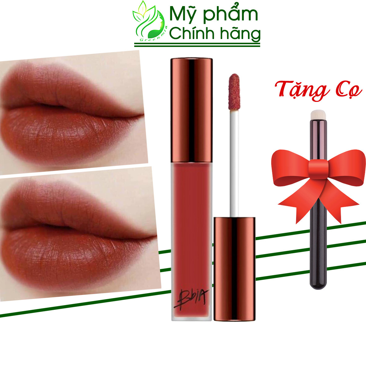 Son bbia 25 final note màu đỏ nâu đất son kem lì bbia last velvet lip tint 5g