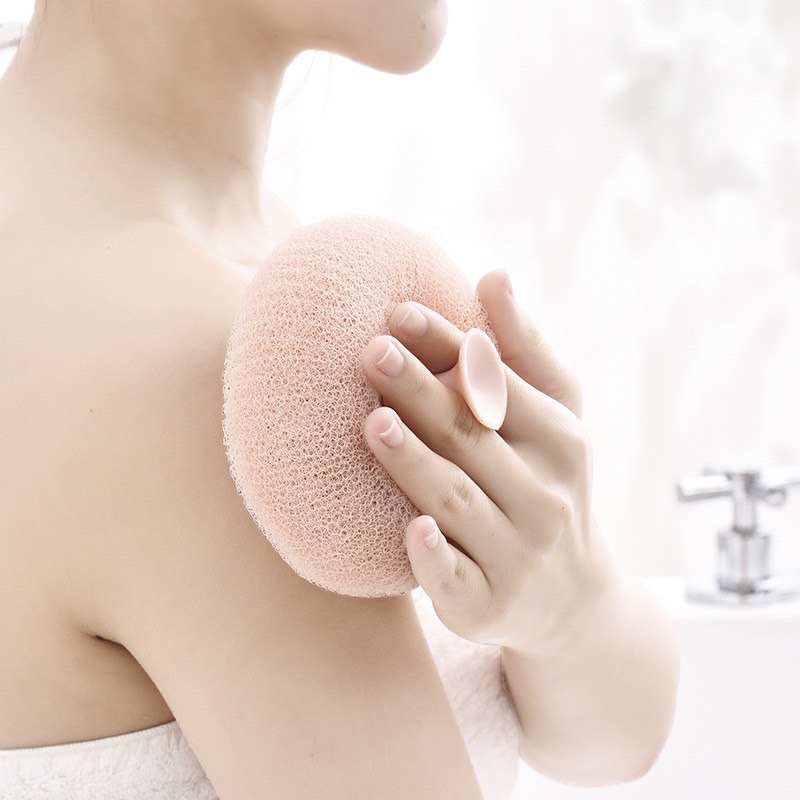 Super Mesh sponge bath towel exfoliating foam, 3D Sponge Gourd shower body massage