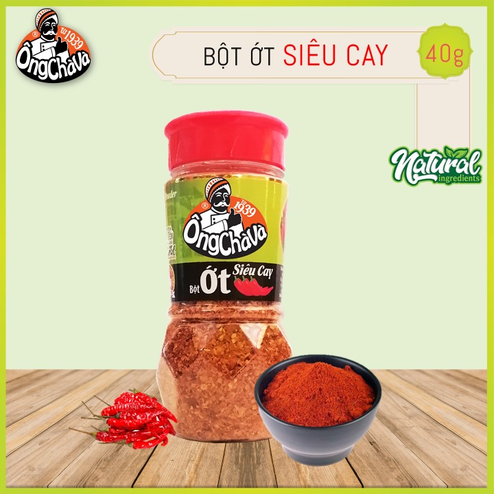 Bột ớt siêu cay Ông Chà Và 40gram