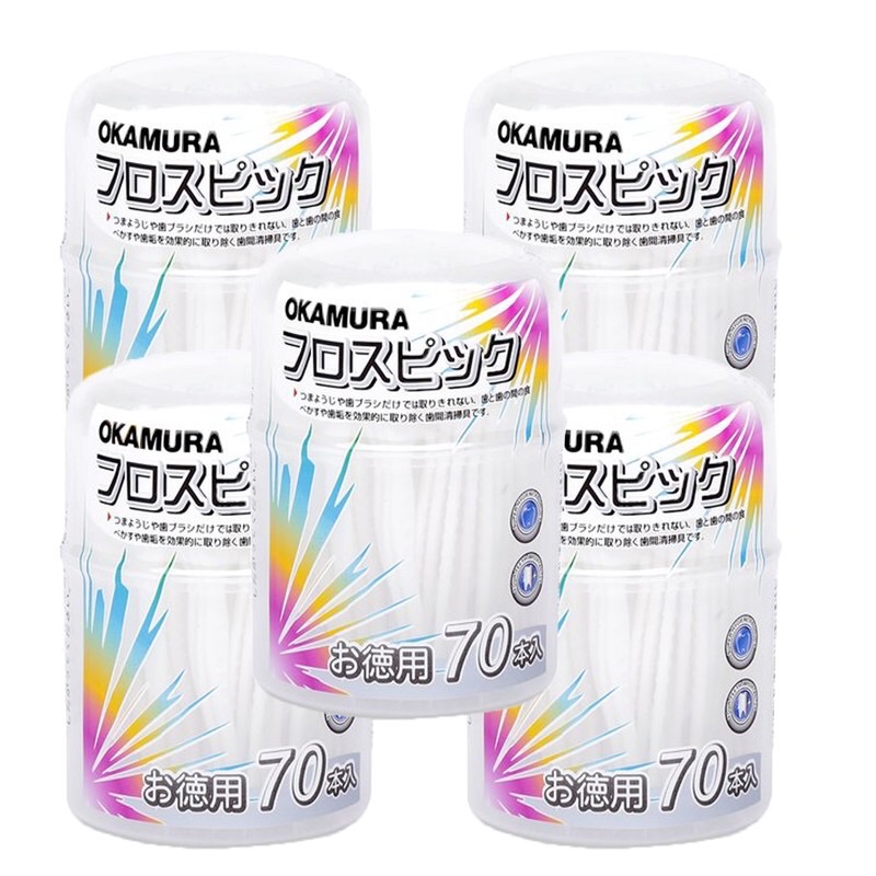 Combo 5 hộp tăm chỉ kẽ răng 70p