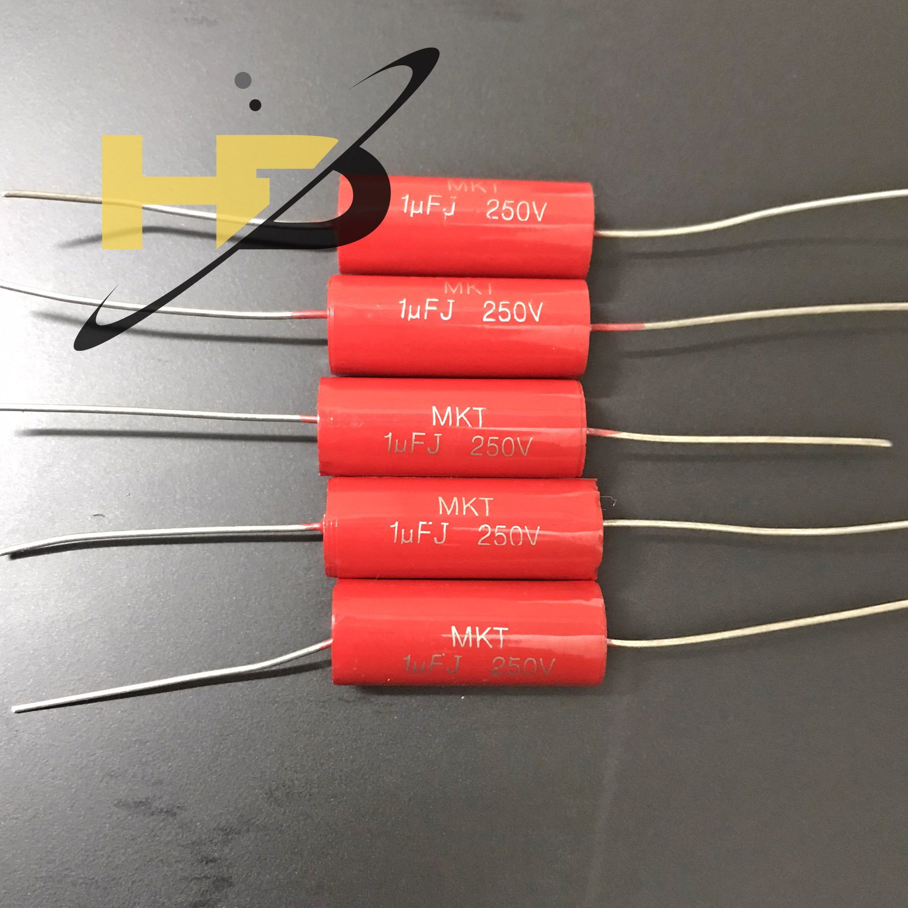 Combo 3 chiếc tụ 1uf 250v phân tần audiophiler, tụ loa treble màu đỏ