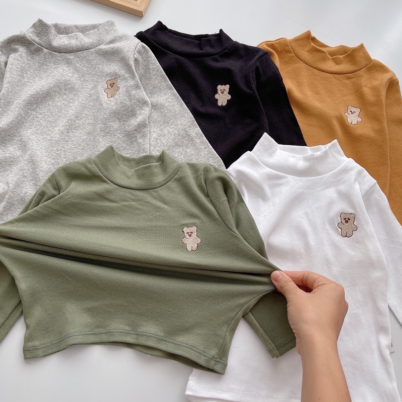 SET 3 ÁO GIỮ NHIỆT GẤU CHO BÉ