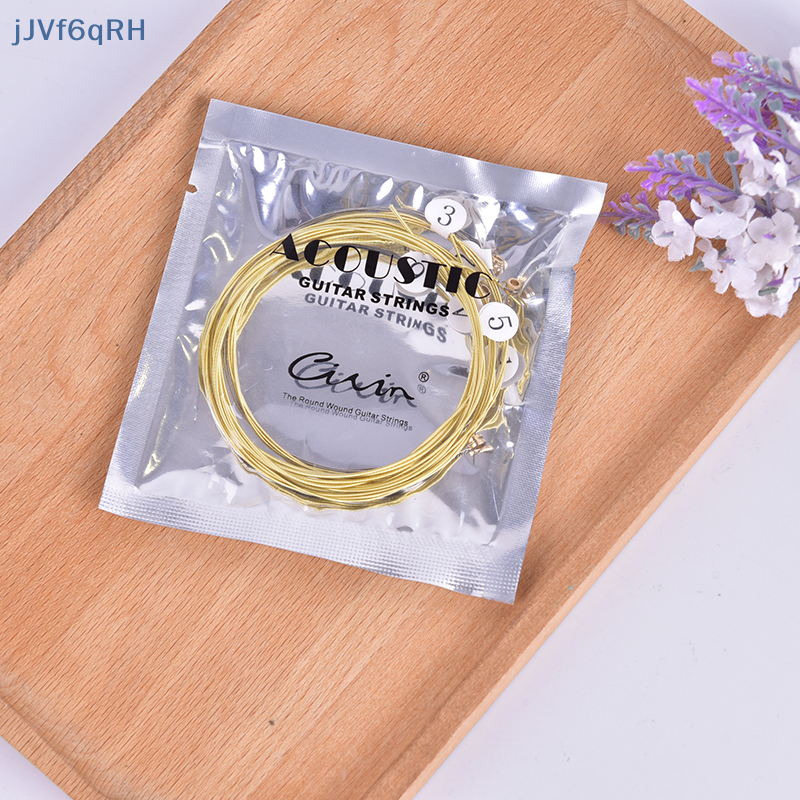 JJVf6qRH 6 dây đàn Guitar Acoustic thông dụng cái/bộ dây lõi thép lục giác bằng đồng cho