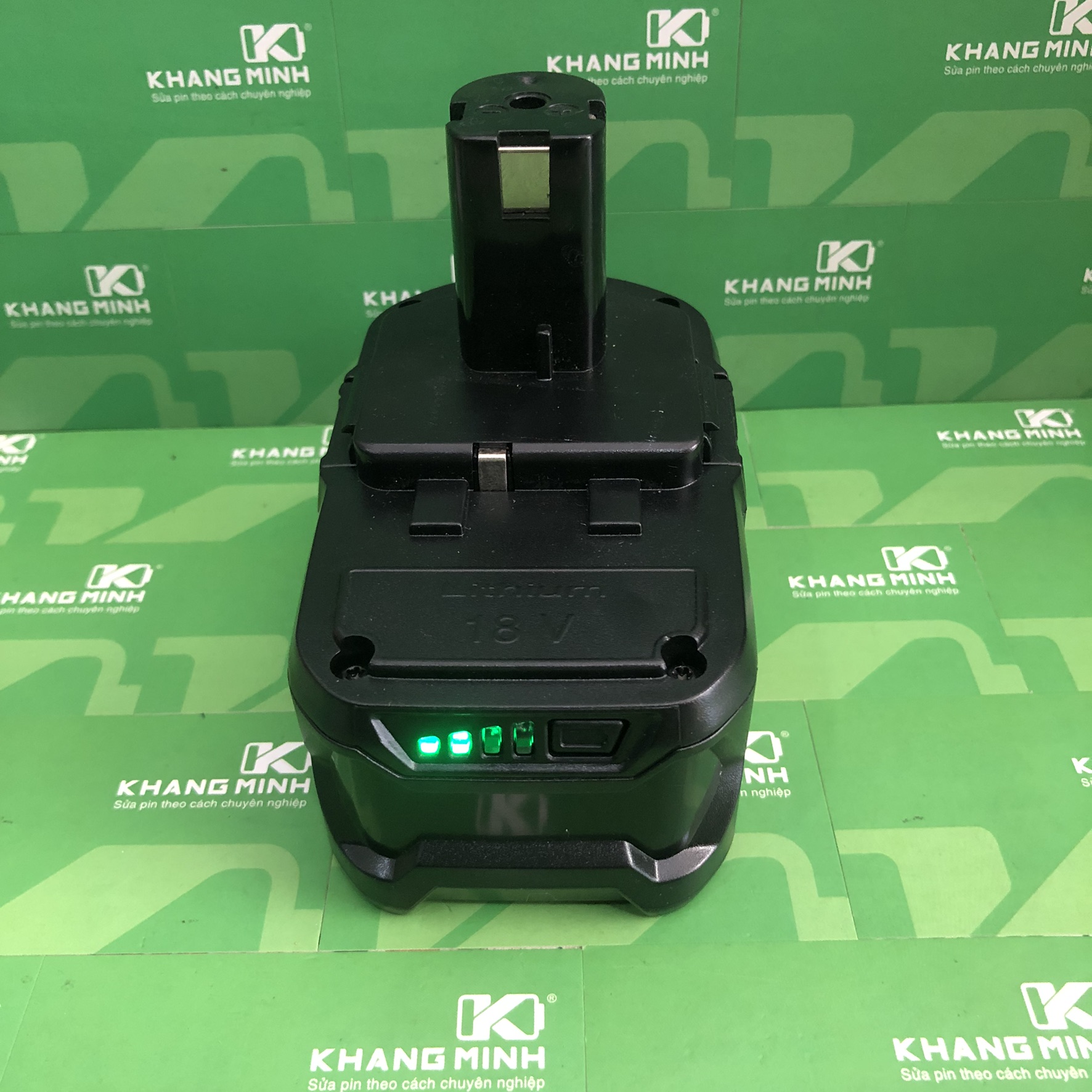 [HCM]Vỏ mạch pin Ryobi 18V 5S 2P báo pin vỏ 2 hàng pin và mạch nhận sạc zin