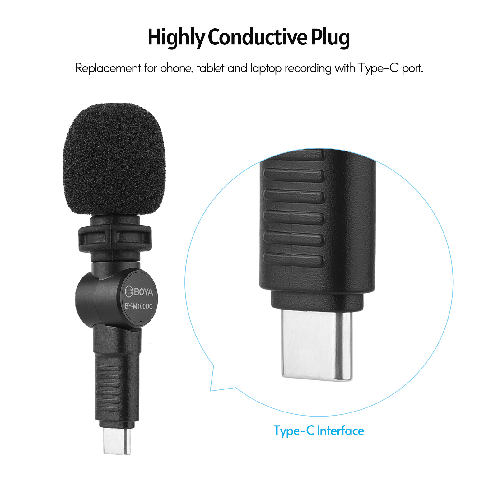 Micro Boya BY-M100UC cổng Type - C cho Android