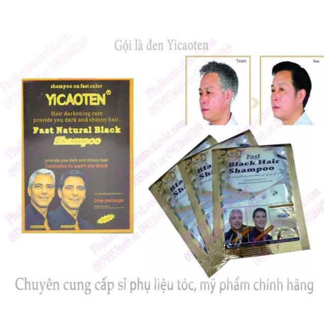 COMBO 10 GÓI Dầu gội đen tóc YOSATEN