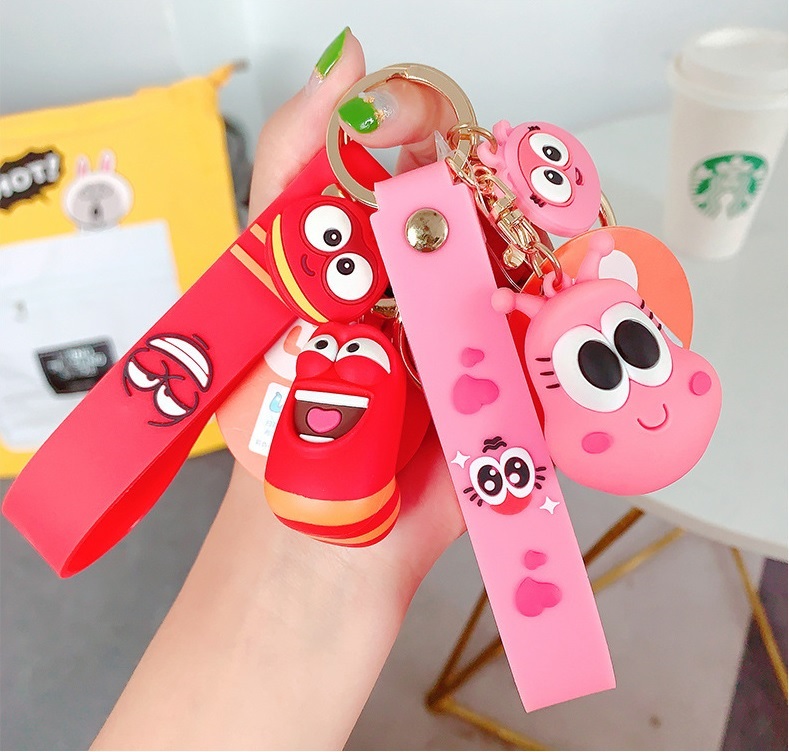 [HCM]Móc khóa sâu Larva cao cấp siêu xịn