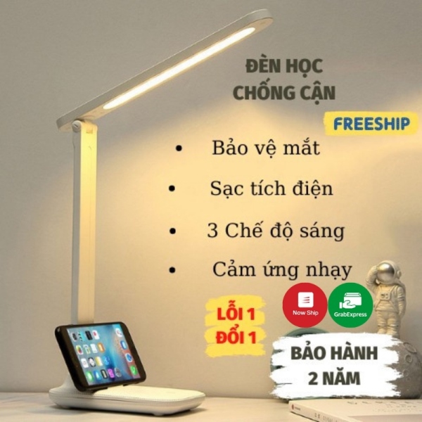 Bảng giá ☸♀▬ Đèn Học Để Bàn Đèn Học Chống Cận Gấp Gọn LED USB Cao Cấp Cảm Ứng Tích Điện Thông Minh ASAKI OFFICIAL