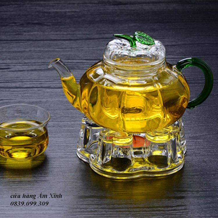 Chân Đế đốt nến dùng cho Ấm pha trà thủy tinh chịu nhiệt (Đường kính 15 cm)