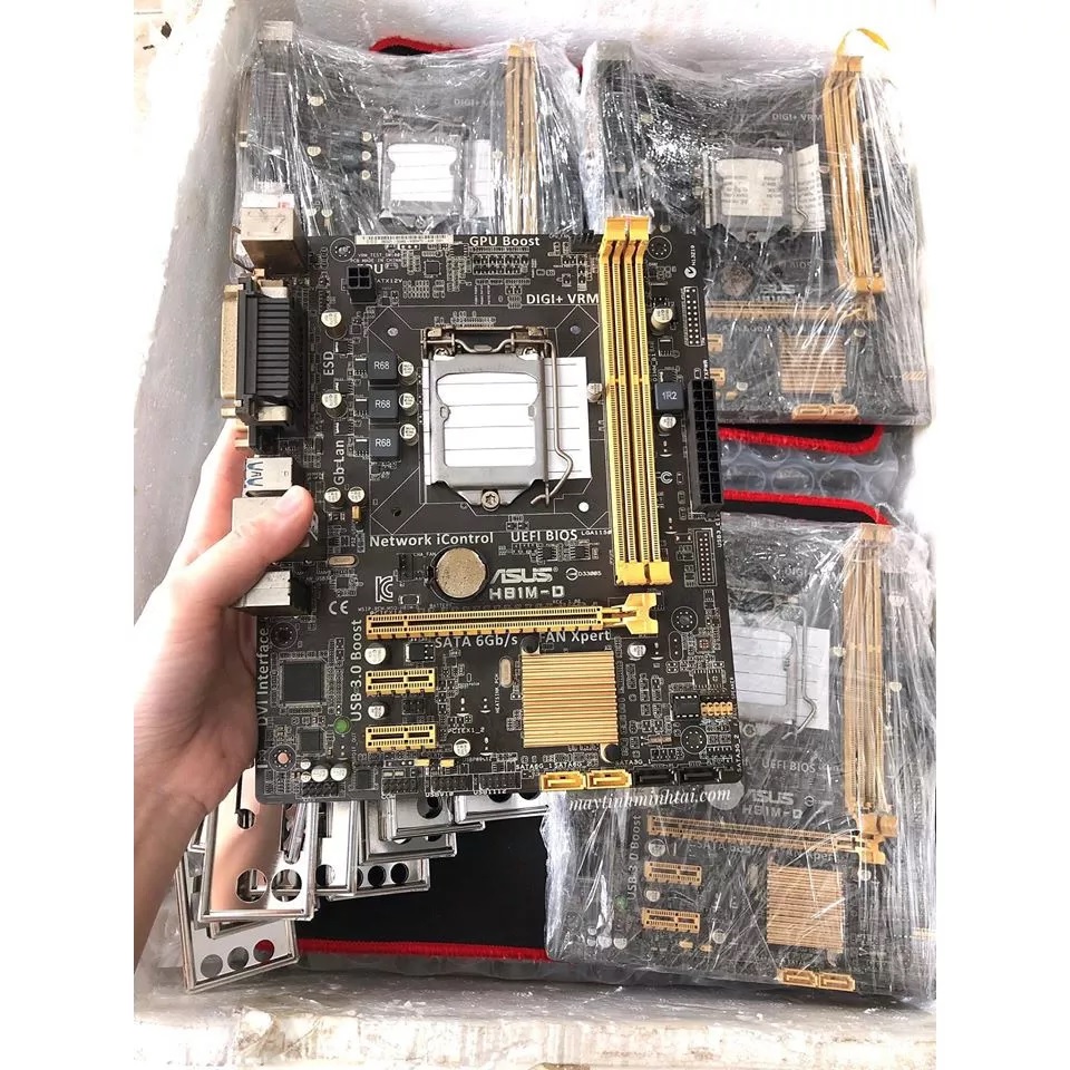 Main H81m Giga Asus rin keng hàng văn phòng