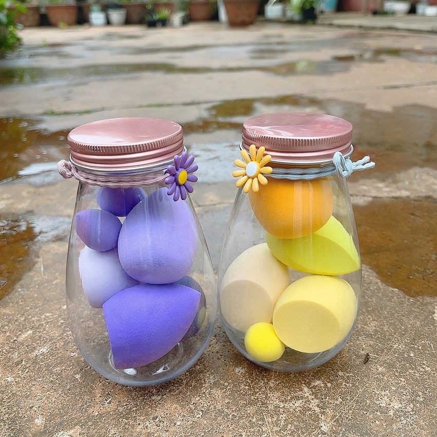 [ Mút Tán Kem Nền Rẻ ] Combo 6 Mút Đánh Kem Nền Đủ Size [ 3MEMON ] MDKN01