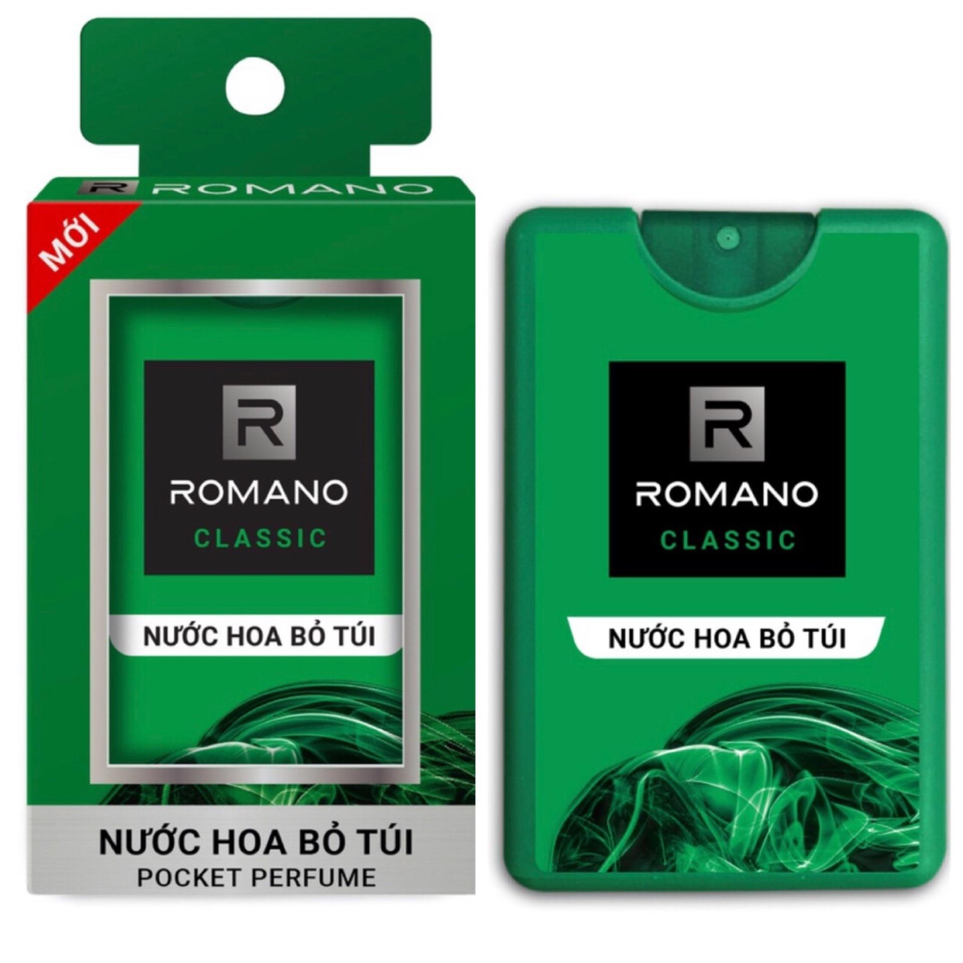 Combo 2 chai Nước Hoa Romano Classic (18ml *2)