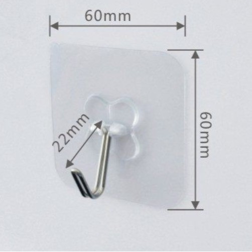Combo 10 Móc Dán Tường Chịu Lực Siêu Chắc Siêu Dính