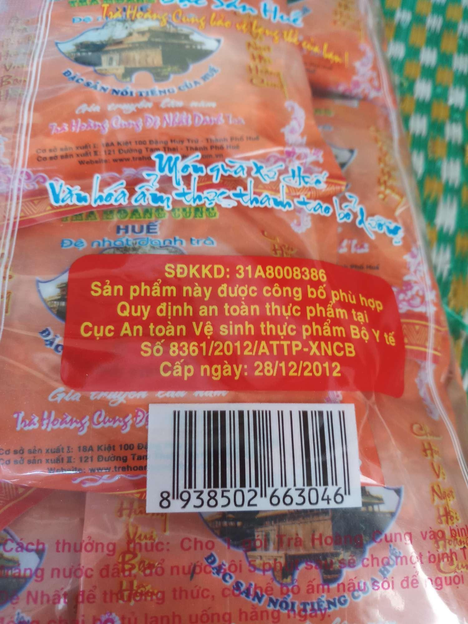 Trà HOÀNG CUNG G10 đặc sản Huế