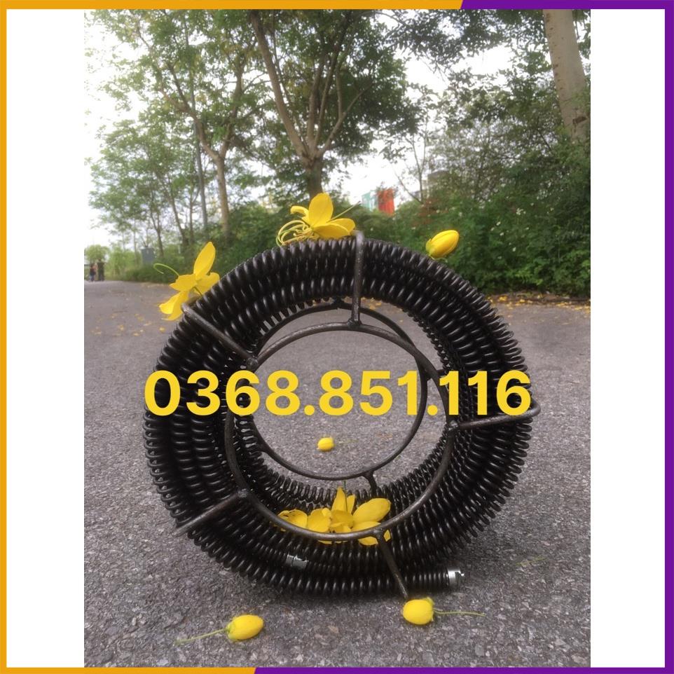 Dây thông tắc dùng cho máy khoan dài 15M ( 15M + 6 đầu thông + kết nối máy khoan....)