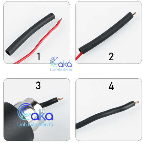 ống gen co nhiệt 6mm (ống dài 1 mét)