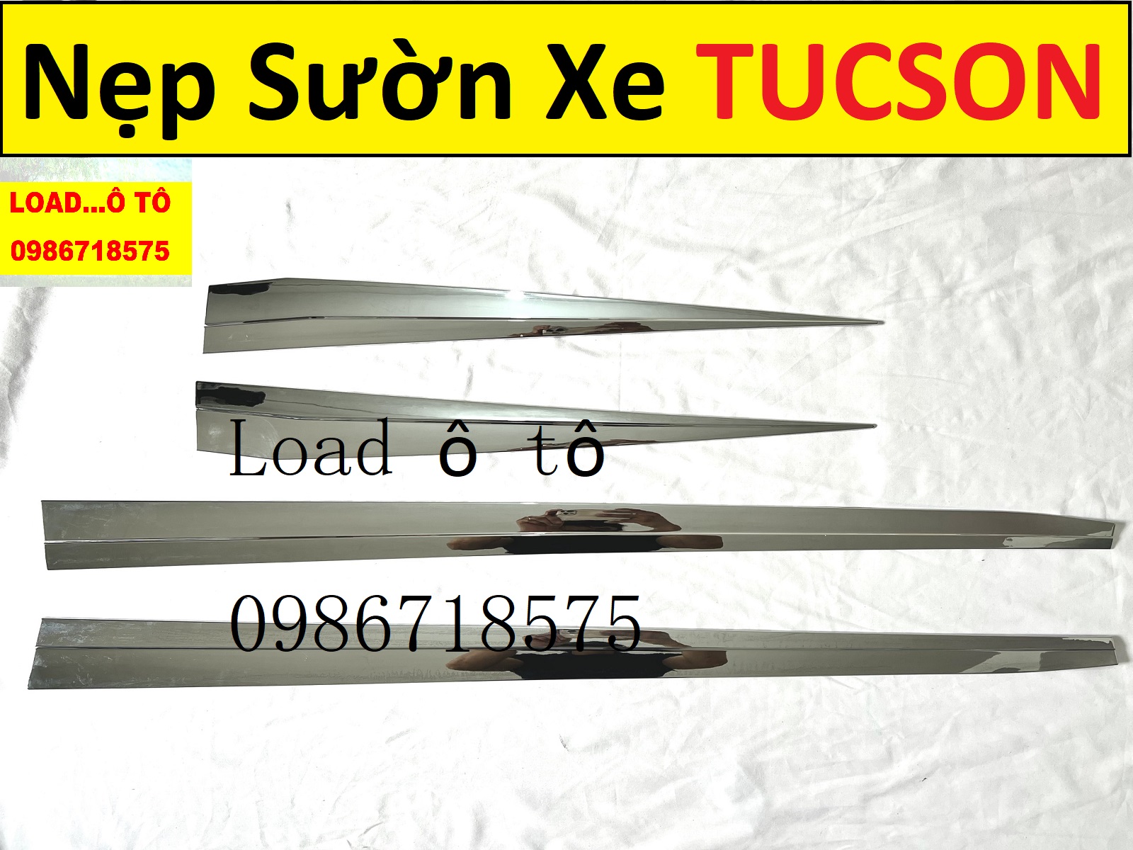 Ốp nẹp sườn xe huyndai tucson 2022-23 mẫu mới cao cấp, nhựa abs